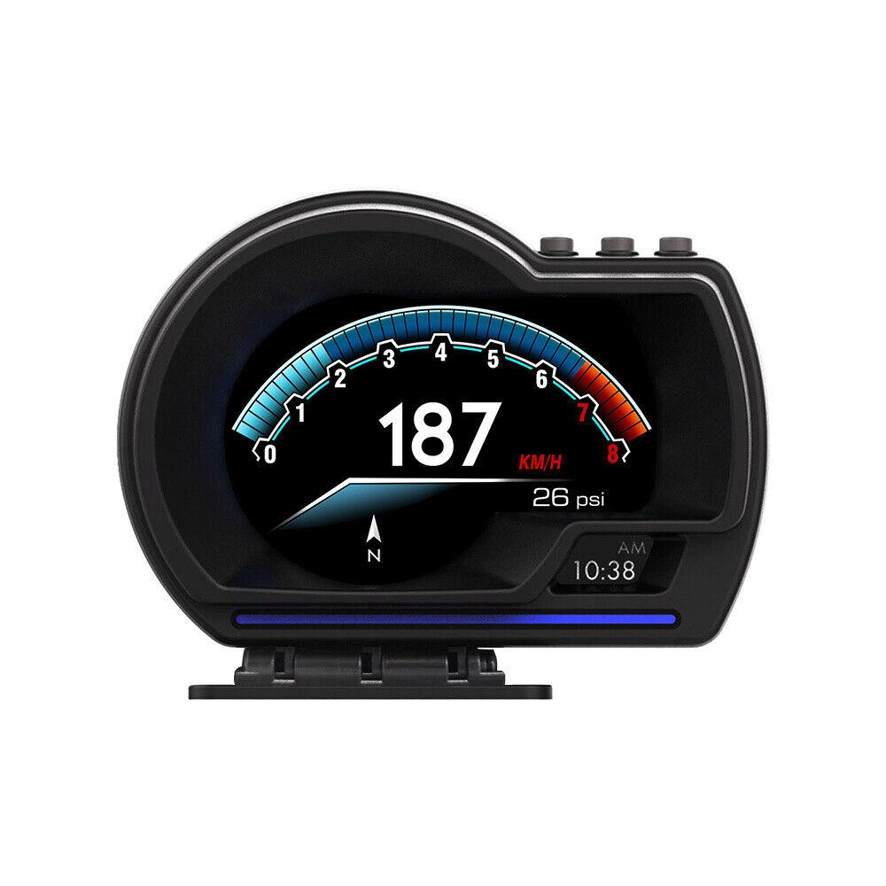 Car OBD2+GPS Head Up Digital Display Gauge Speedometer, KM/H MPH with OBD Multifunctional LCD Ambient Light Multi-Function Display truck accessories Car OBD2+GPS Head Up Digital Display Gauge Speedometer, KM/H MPH with OBD Multifunctional LCD Ambient Light Multi-Function Display truck accessories
