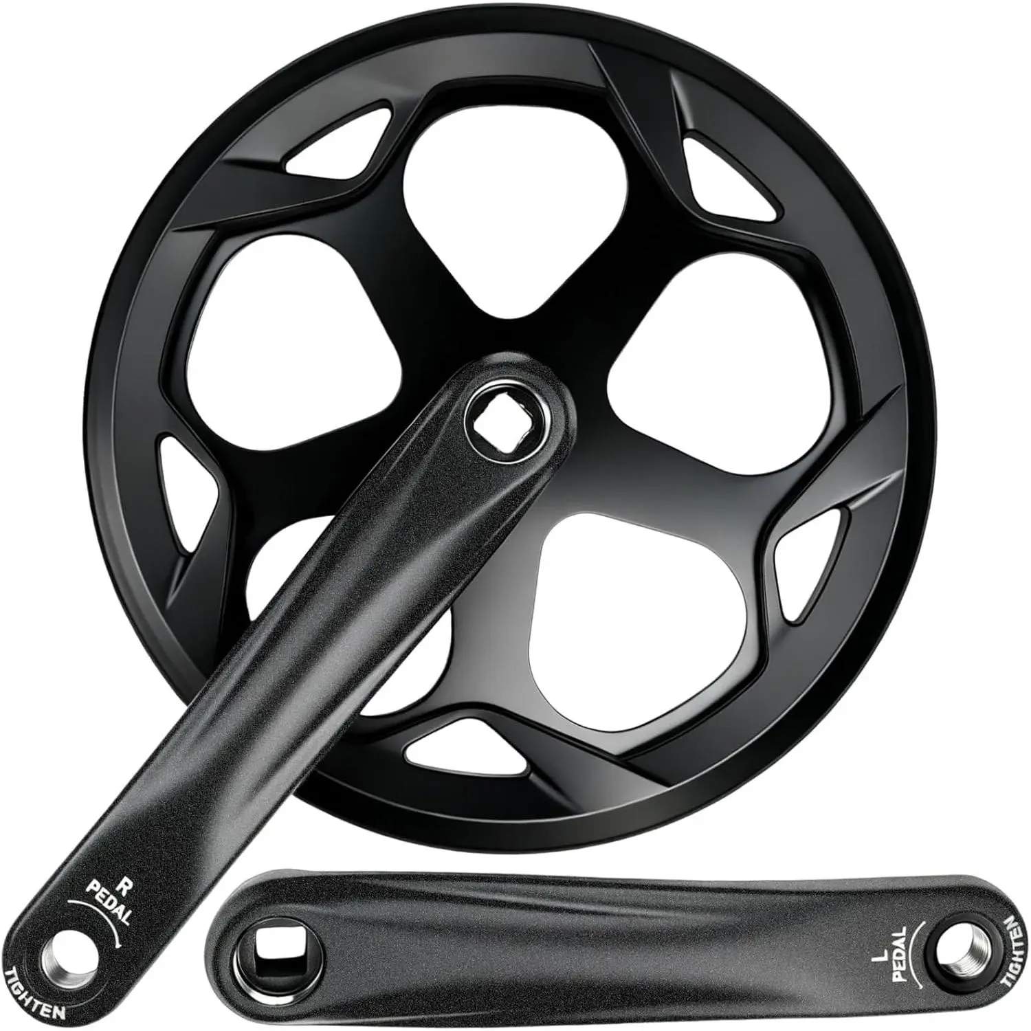 Crankset EB01-2031P/GANIEL-F2011/WING-2048/WING-2052 Gears | Square Taper Set Crank Arm for Mountain