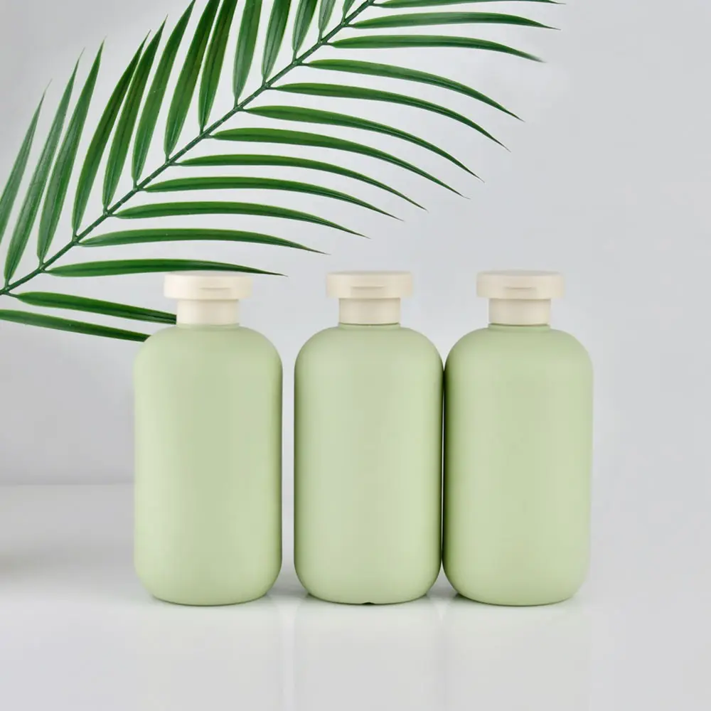 3 Piece Set 300ML Matte Mint Flip-Top Soap Dispenser, Reusable Refillable Travel Bottle, Ideal for Home Bathroom & Travel Use