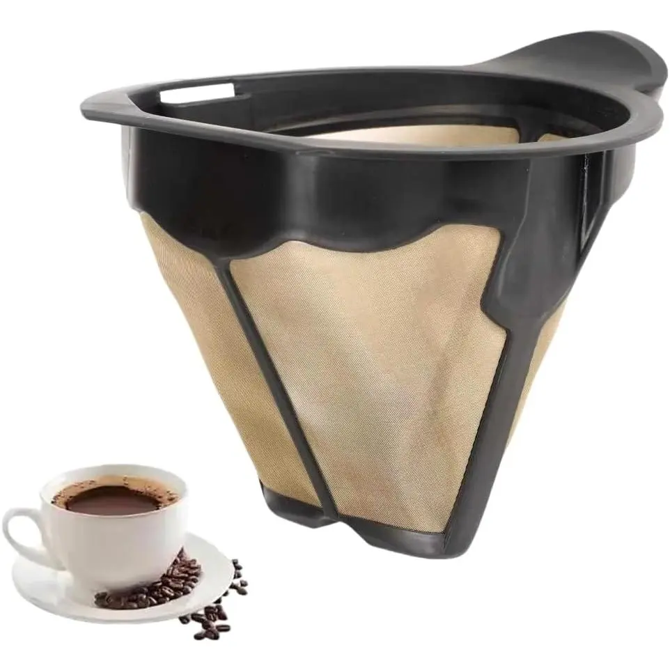 Replacement Parts Cone Reusable Coffee Permanent Filters Compatible with Ninja Coffee Maker CM300 CM305 CM360 CM371 CM400 CM401