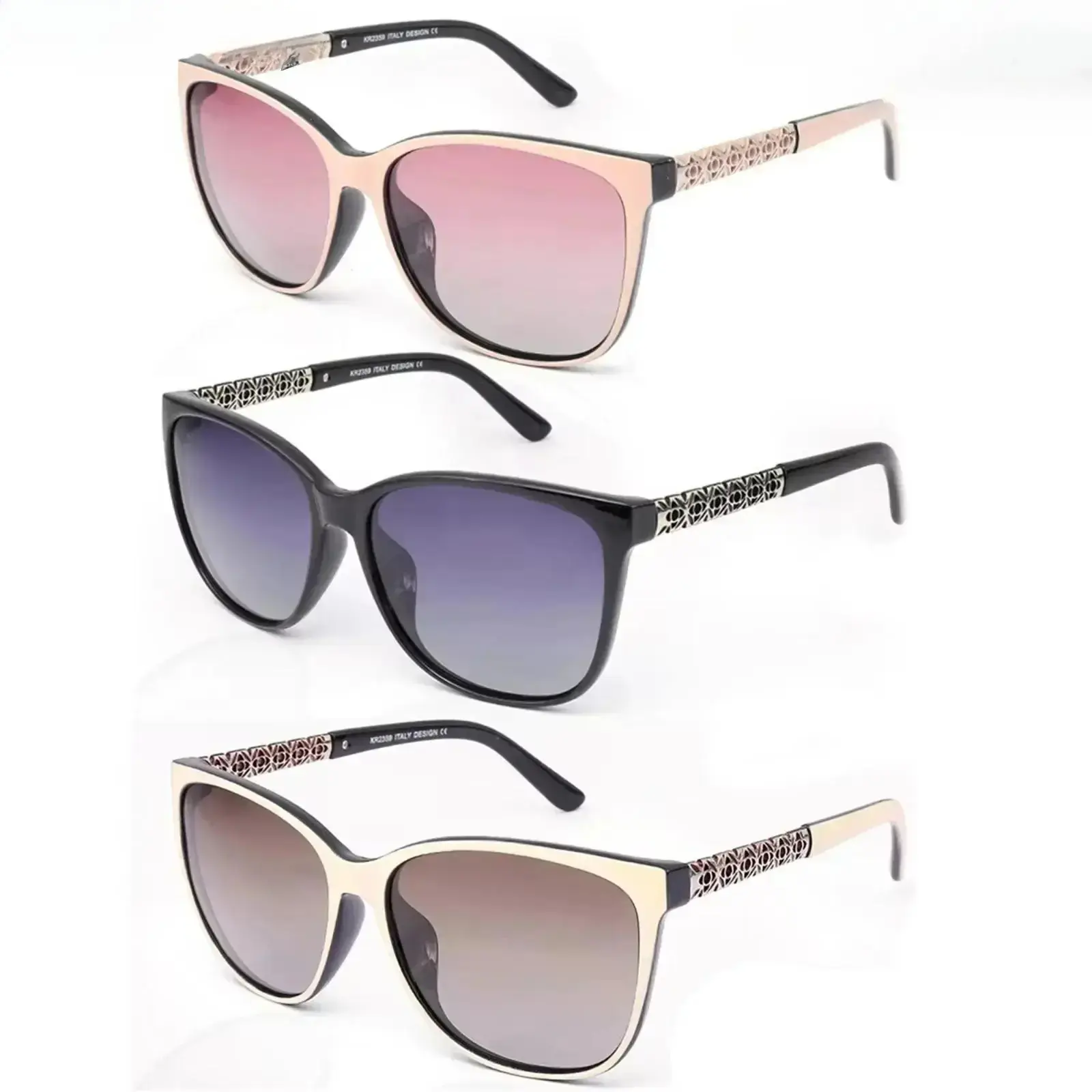 3 Piece Viral Aesthetic Polarized Sunglasses Set Y2K Retro Slim Frame UV400 Protection Lightweight TR90 Flexible Shades for Beach Travel Street,back to school,back to school haul