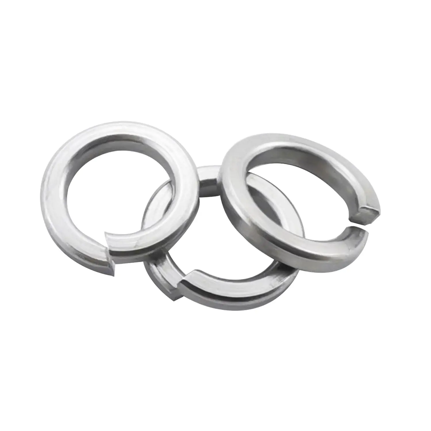 M4 Split Lock Washer,120PCS 304 Stainless Steel(18-8) Spring Lock Washers for  Nuts and Screws,