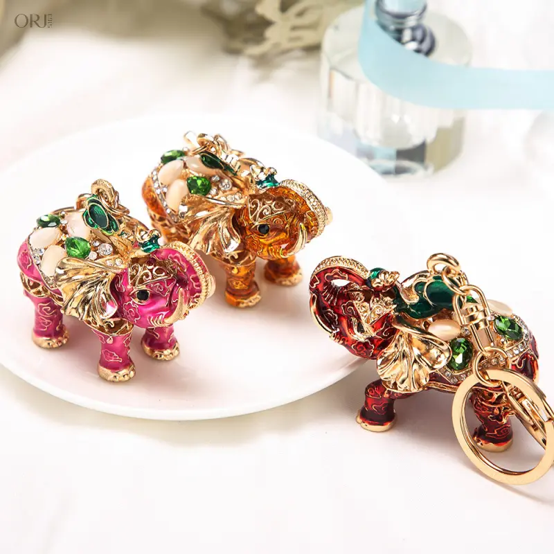 Cute Elephant Alloy Keychain Pendant, Creative Metal Car Key Chain Charm, Lovely Animal Hanging Ornament For Auto Keys Handbag Backpack Decor, Stylish Mini Alloy Accessory Daily Matching Small Gift summerwins,Personalized,makeu,,H,fidget,spinner,,fash,dog