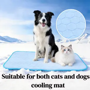 Dog Cooling Pad, Wave Stitched Mattress, Non-Slip Base, No Gel, No Electricity, Indoor Outdoor Summer Sleep, Sofa Cage (s-Xl)