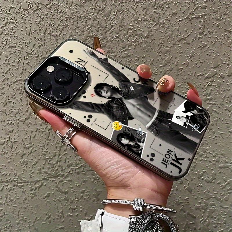 Korean Singer Graffiti Pattern Phone Case for iPhone 16 15 14 13 12 11 Pro Max X XR XSMAX 8 7 Plus Anti-drop Matte Back Cover