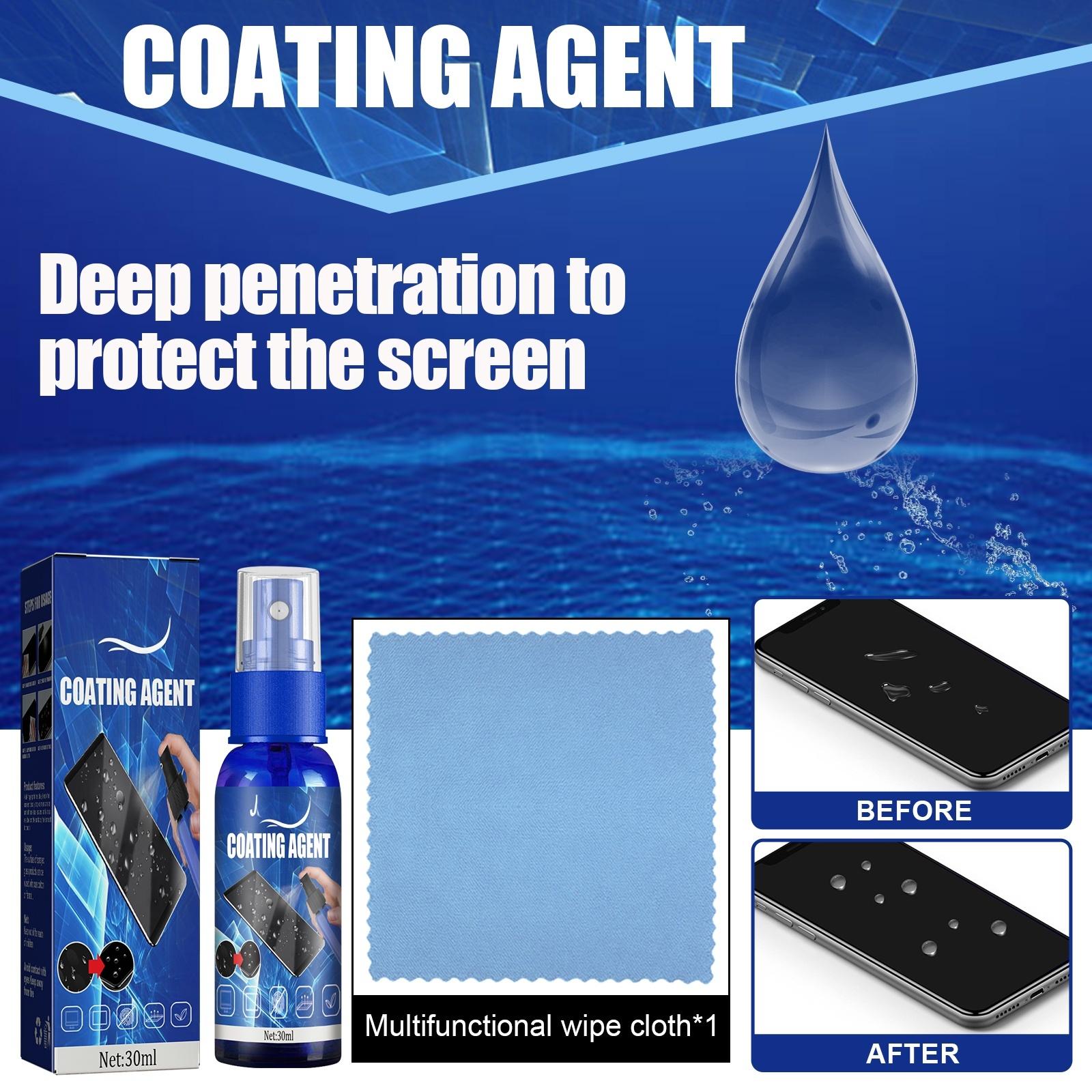 Screen Shield Coating Agent Cleaner Anti Glare Anti Oil Protective Film for Mobile Phone Tablet All Glass Screens