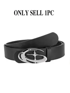 Unisex Y2K Fashion Belt, Punk Street Style, Trendy Versatile Alloy Star Buckle, Unique Design Belt, Perfect for Mother's Day