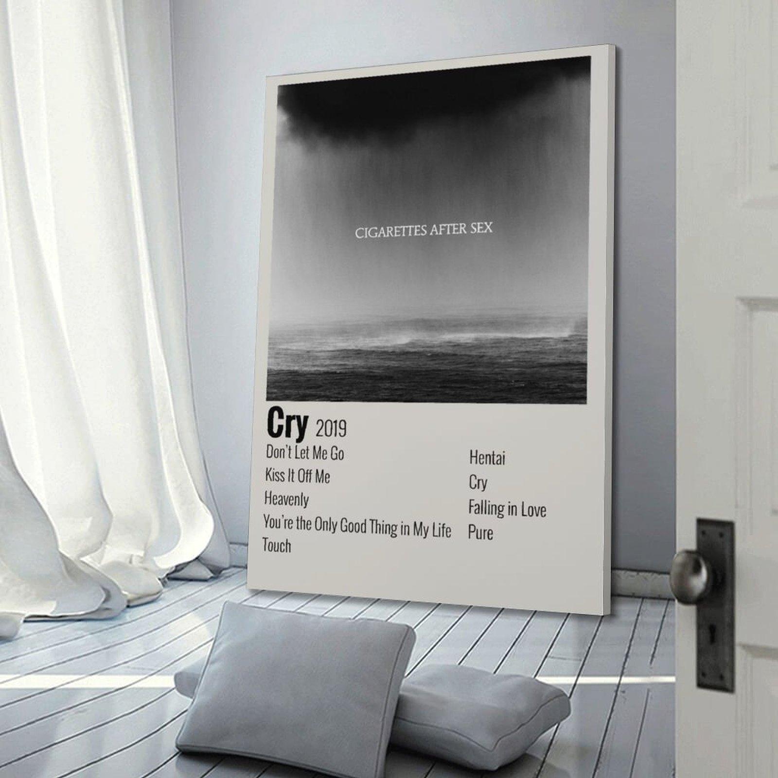 CRY Cigarettes After Sex Canvas Poster Painter Living in Art Deco Strong  Wall Design Painting Hallway Bedroom Living Room Decorated Poster