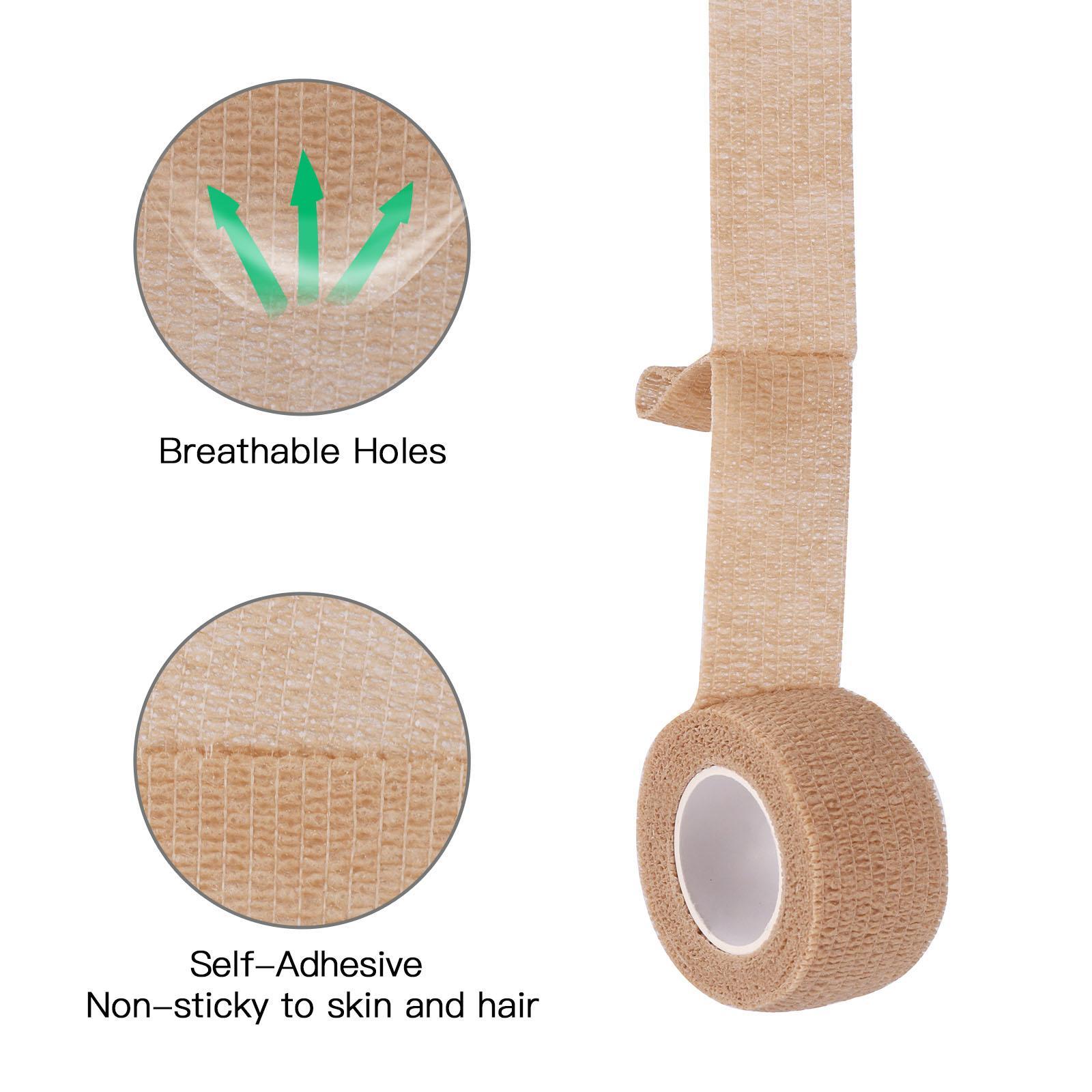Self Adhesive Bandage, Breathable Waterproof Solid Color Sports Bandage, Outdoor Finger Pressure Bandage, Basketball Football Foot Bandage, Breathable Sports Tape, Athletic Tape, Sports Wrap, Volleyball Tape, Christmas Gift