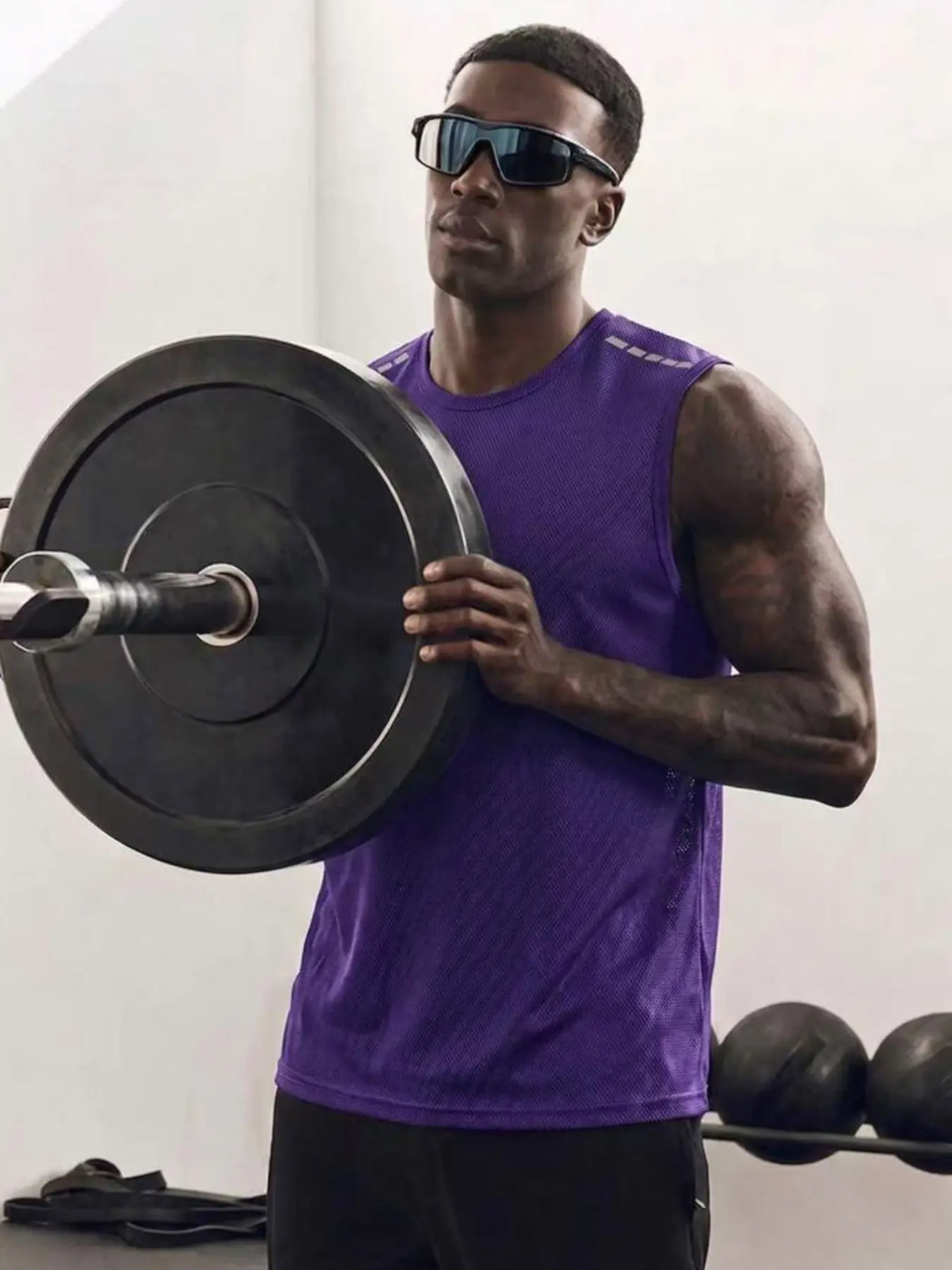 Men's Summer Lightweight Casual Outdoor Tank Top, Fashion Sport Fitness Running Vest, Comfortable Breathable Activewear