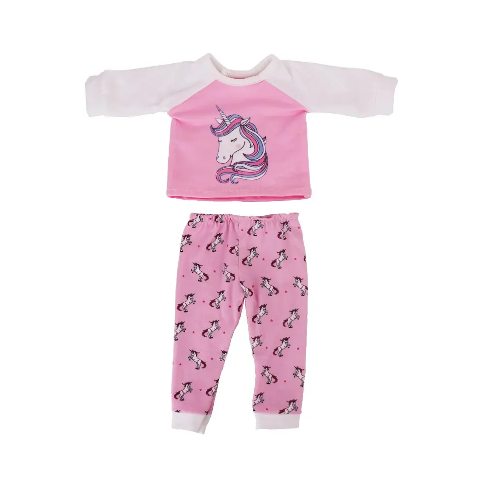 18 Inch American Girl Doll Clothes Outfit, Toy Dress-Up Pajamas, Summer Sleepwear for Dolls, Casual Wear for Playtime, Doll Clothing