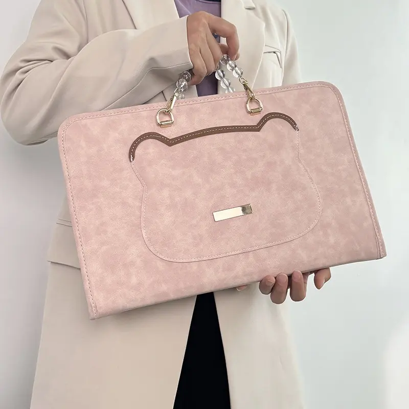 2026 New Cute Laptop Sleeve Case, Shock‑Resistant Computer Bag Compatible with 13 14 15 16 Inch Laptops, Portable Notebook Protective Cover for Daily Travel