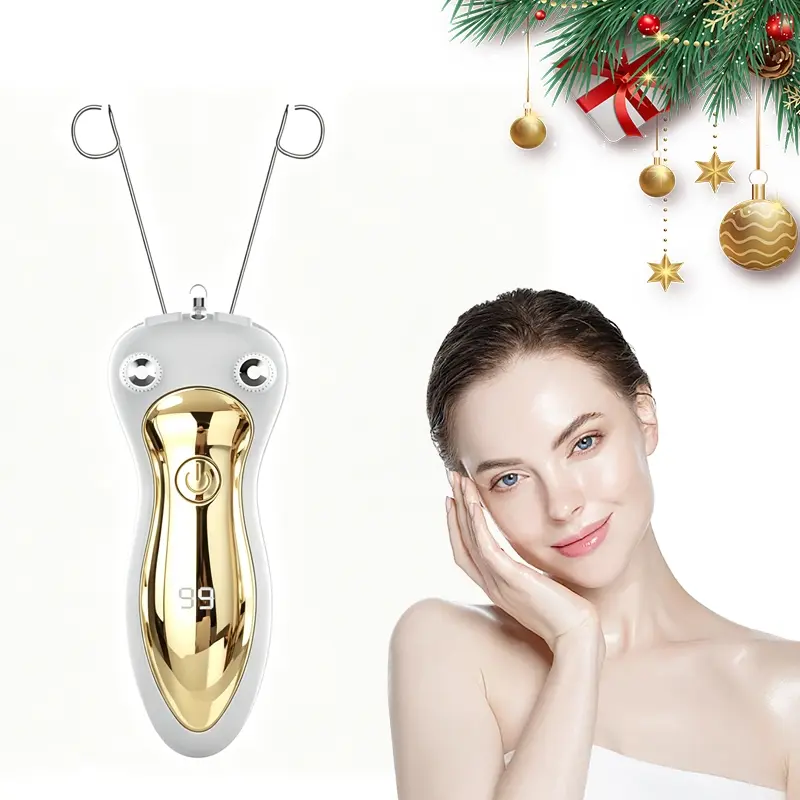 New portable facial hair removal and plucking device, rechargeable, suitable for holiday gift giving