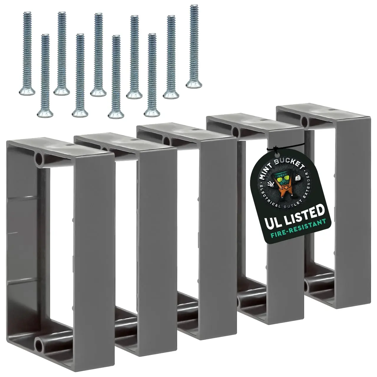 5-Piece Screw and Fastener Hardware Assortment, for Home Repair and Workshop