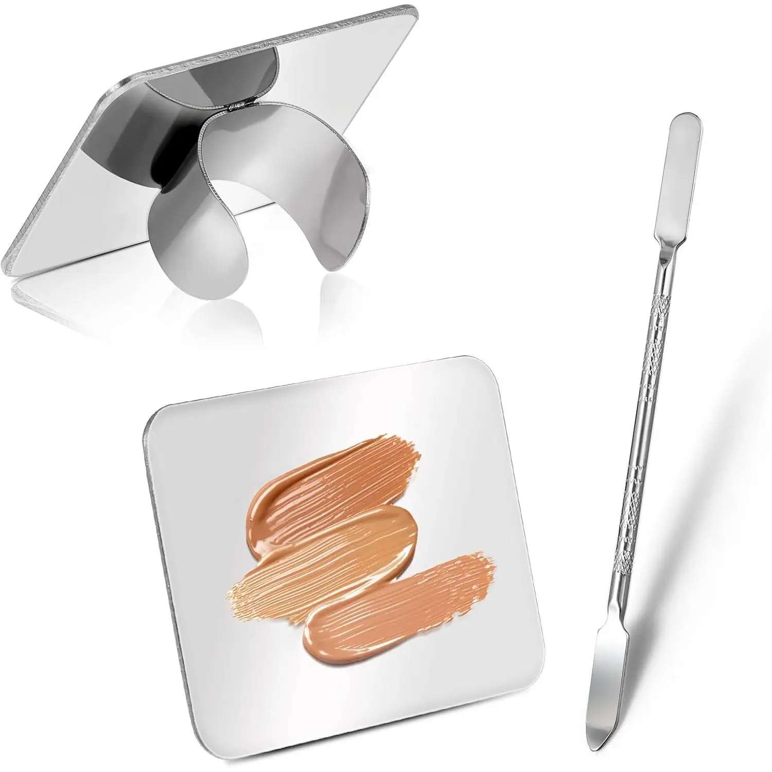 Makeup Mixing , Foundation Spatula, Stainless Steel,  Art