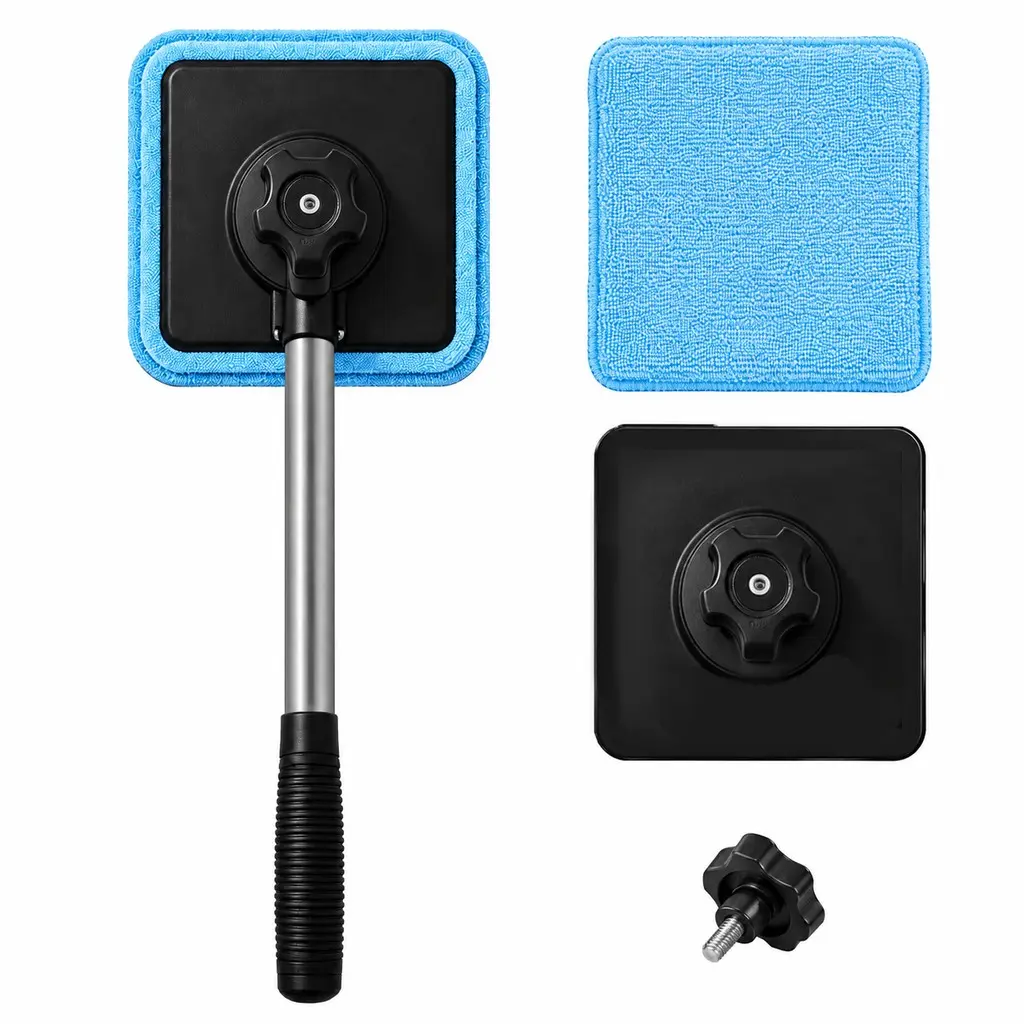 Car Windshield Magnetic Cleaning Brush, Remove Oil Film, Clean Car Windows, Effective Dirt Removal, Easy to Use, Essential Car Care Tool