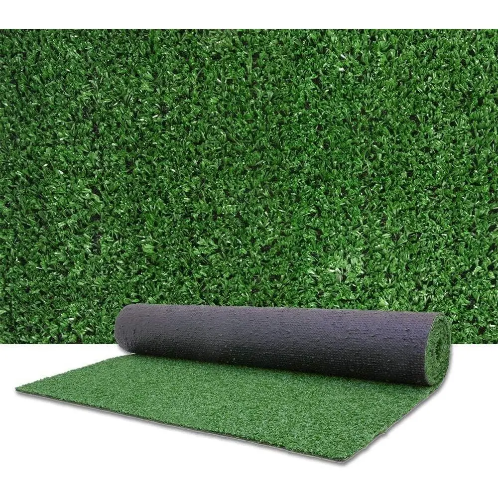 Artificial Grass Turf Lawn-3 Feet x 10 Feet, 0.4" Indoor Outdoor Rug Synthetic Grass Mat Fake Grass