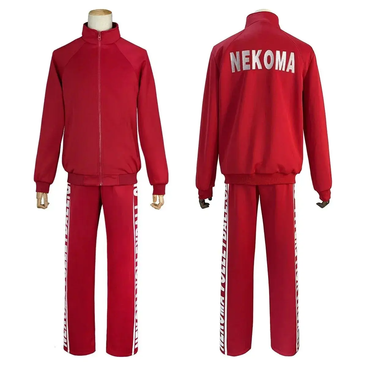 Haiky Anime Nekoma Middelbare School Uniform Kuroo Tetsuro Kozumekenma Cosplay Kostuum Borduurwerk Full-Zip Dagelijks