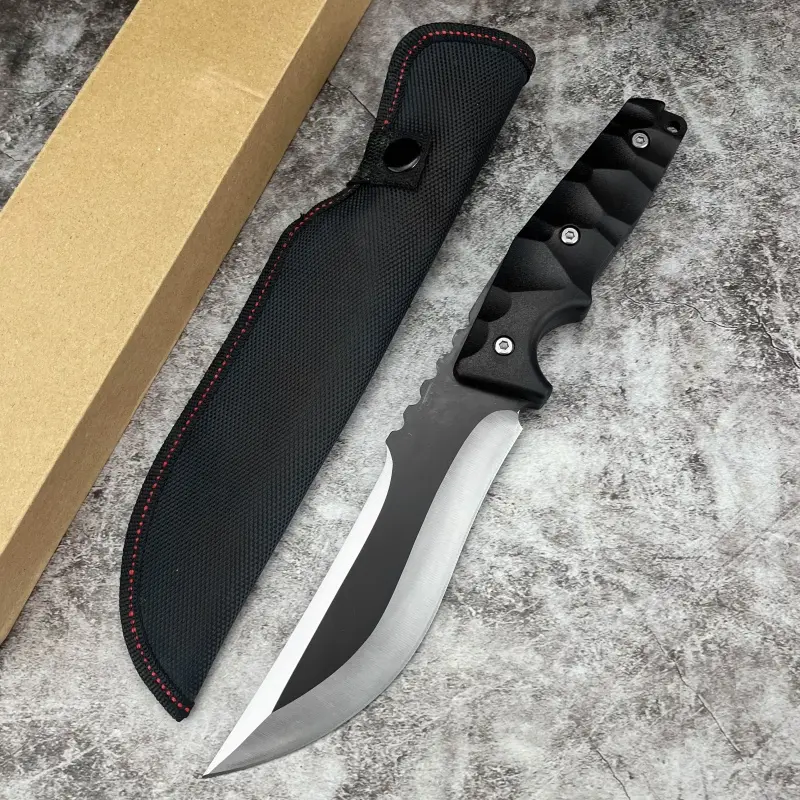High Hardness Fixed Blade Straight Edge Outdoor Knife with Non Slip Easy Grip Handle Perfect for Fishing Camping Hiking and Other Outdoor Activities Durable Utility Straight Knife for Outdoor Enthusiasts