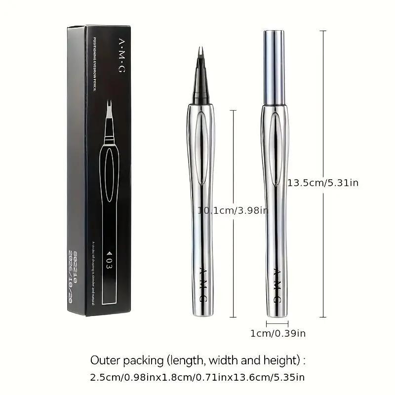 Valentine's Day Gift Eyebrow Pencil, Teen Trend Makeup, A.m.g Waterproof Eyebrow Pen, Anti-Sweat, Long-Lasting, Natural Look, Versatile