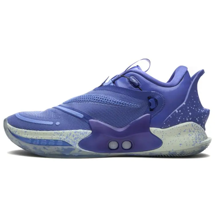 Nike Adapt BB 2.0 Men's Basketball Shoes – Round Toe, Cushioned, Non-Slip, Durable, Snug-Fit, Low-Top, Astral Blue Verifiable, with credentials and supporting global authentication