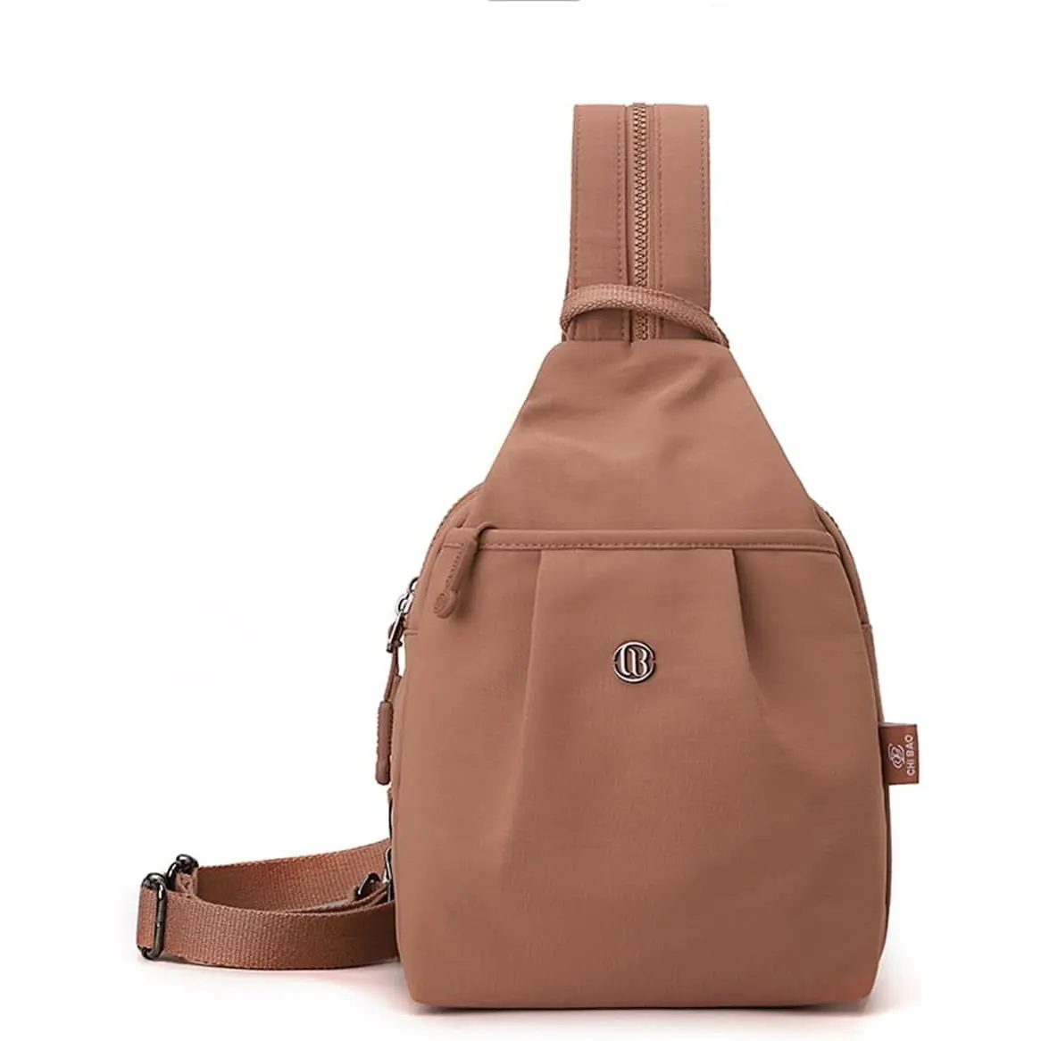 3-in-1 Convertible Backpack Chest Sling Crossbody Women Travel Lightweight | Anti- nylon commuter bag, water-resistant, many zippered pockets, adjustable straps,  for everyday work outdoor