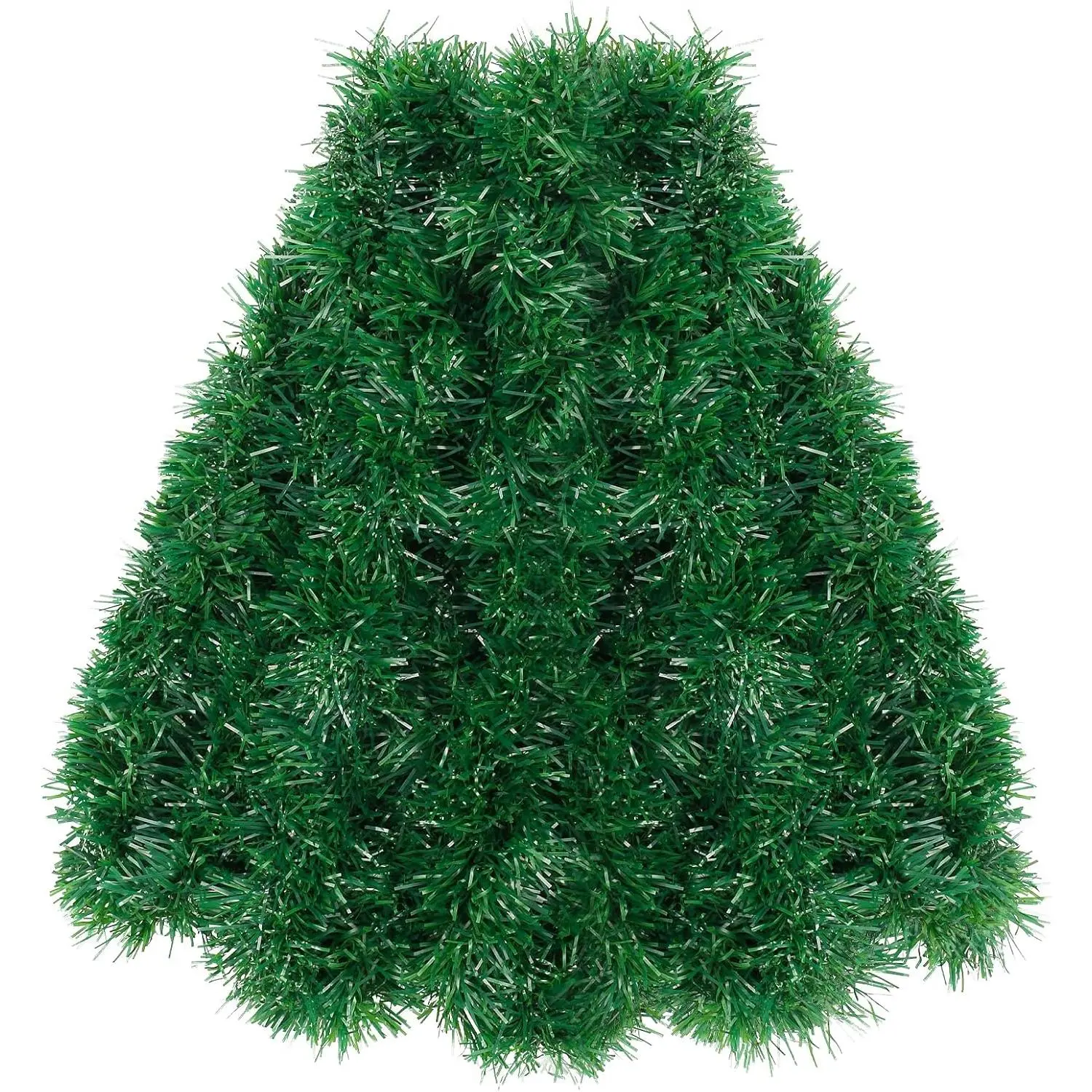 50ft Christmas Garland,Greenery Artificial Pine Twisted  Garland Holiday Decor for Stairs Mantle Fireplace  Party Holiday Christmas Decoration Indoor Outdoor Decor