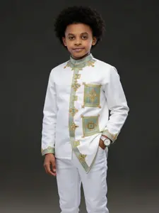 Ethiopian Boy Traditional Hand-Embroidered, Generational Heritage, Every Stitch Tells a Story, Authentic Cultural Wear