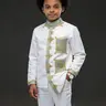 Ethiopian Boy Traditional Hand-Embroidered Outfit, Generational Heritage, Every Stitch Tells a Story, Authentic Cultural Wear