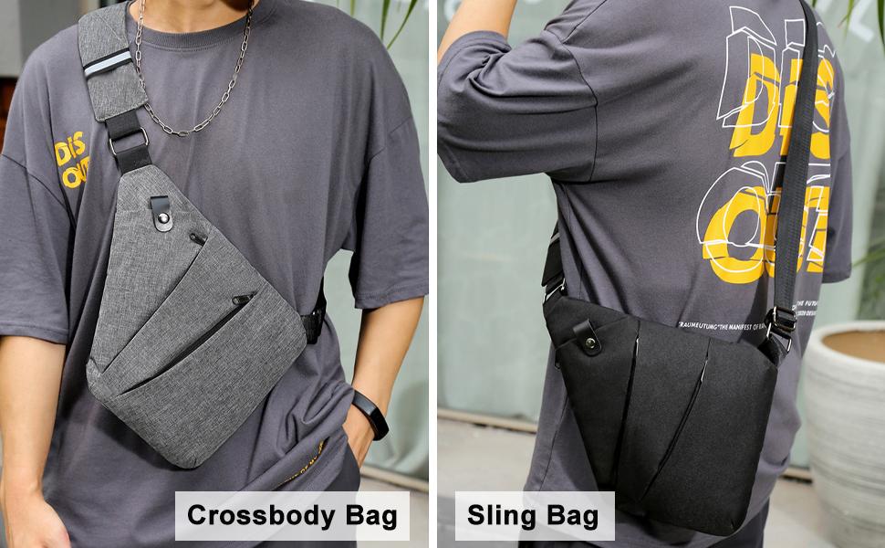 Anti Theft Travel Bag,Slim Sling Bag, Crossbody Purse Bags for Women Men -  TikTok Shop