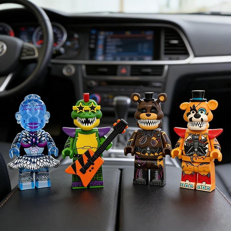 Five Nights at Freddy's Building Blocks Figures, FNAF Minifigures Set, Horror Game Collectible Toys, Perfect Gift for Fans & Kids