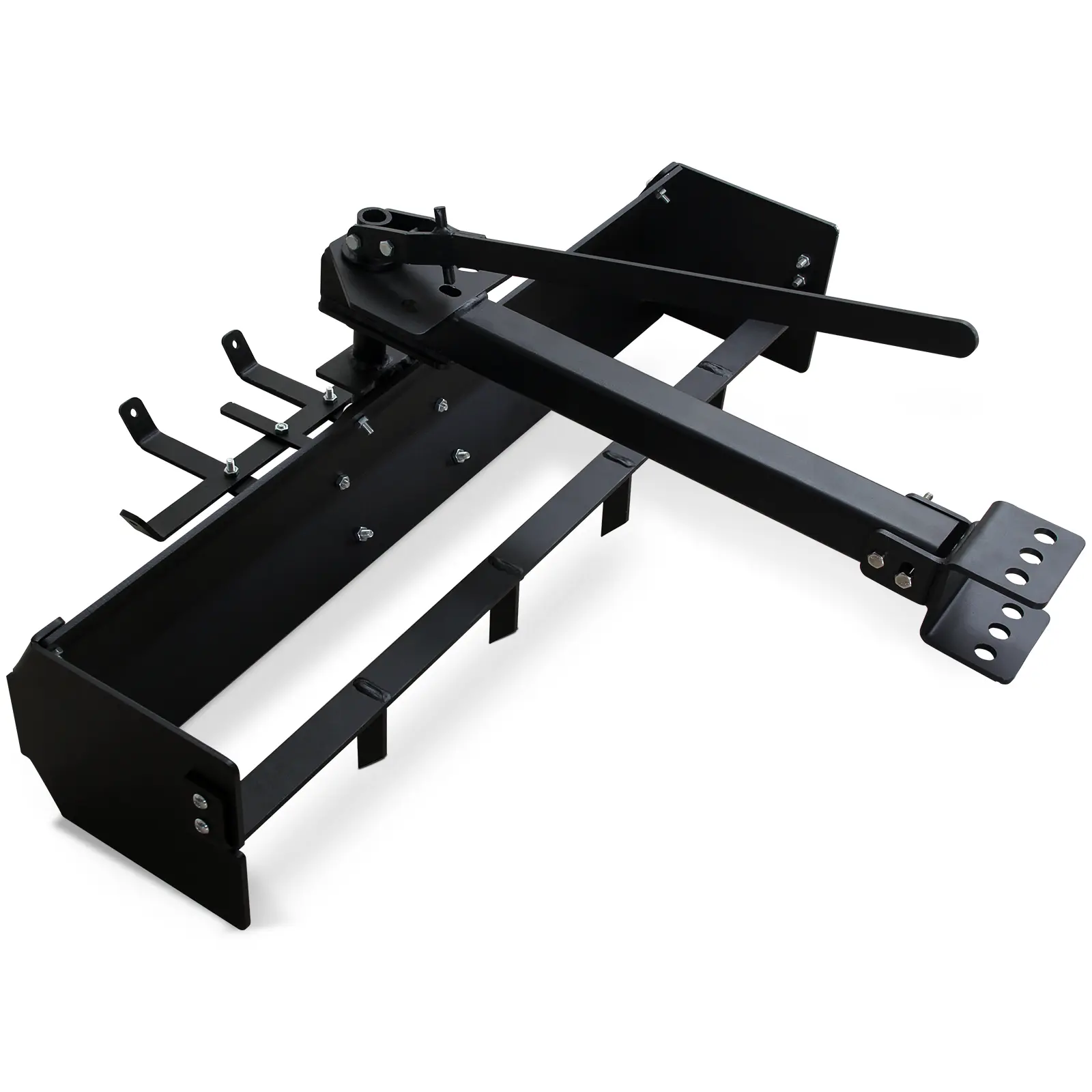 Heavy Duty 42" Tow Behind Box Scraper for Lawn Tractor/ATV/UTV – Carbon Steel Blade, Adjustable 30° Angle, Global Hitch – Grading, Leveling, Driveway & Gravel Maintenance – Agricultural Attachment