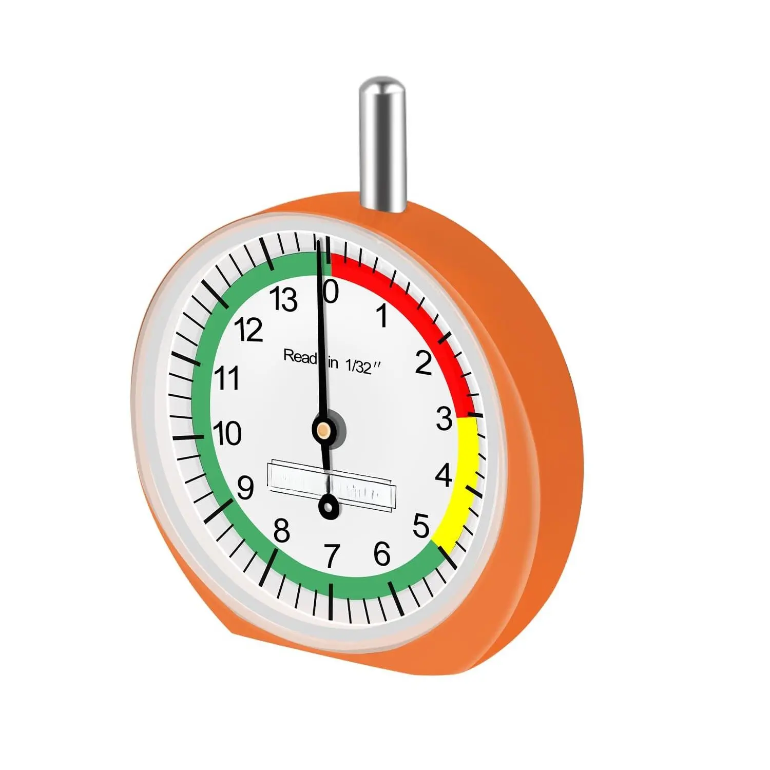 Tire Tread Depth Gauge, Dial Type Tire Depth Gauge with Color Coded Reads in 1/32" Tread Depth Gauge Professional for , , and Bus