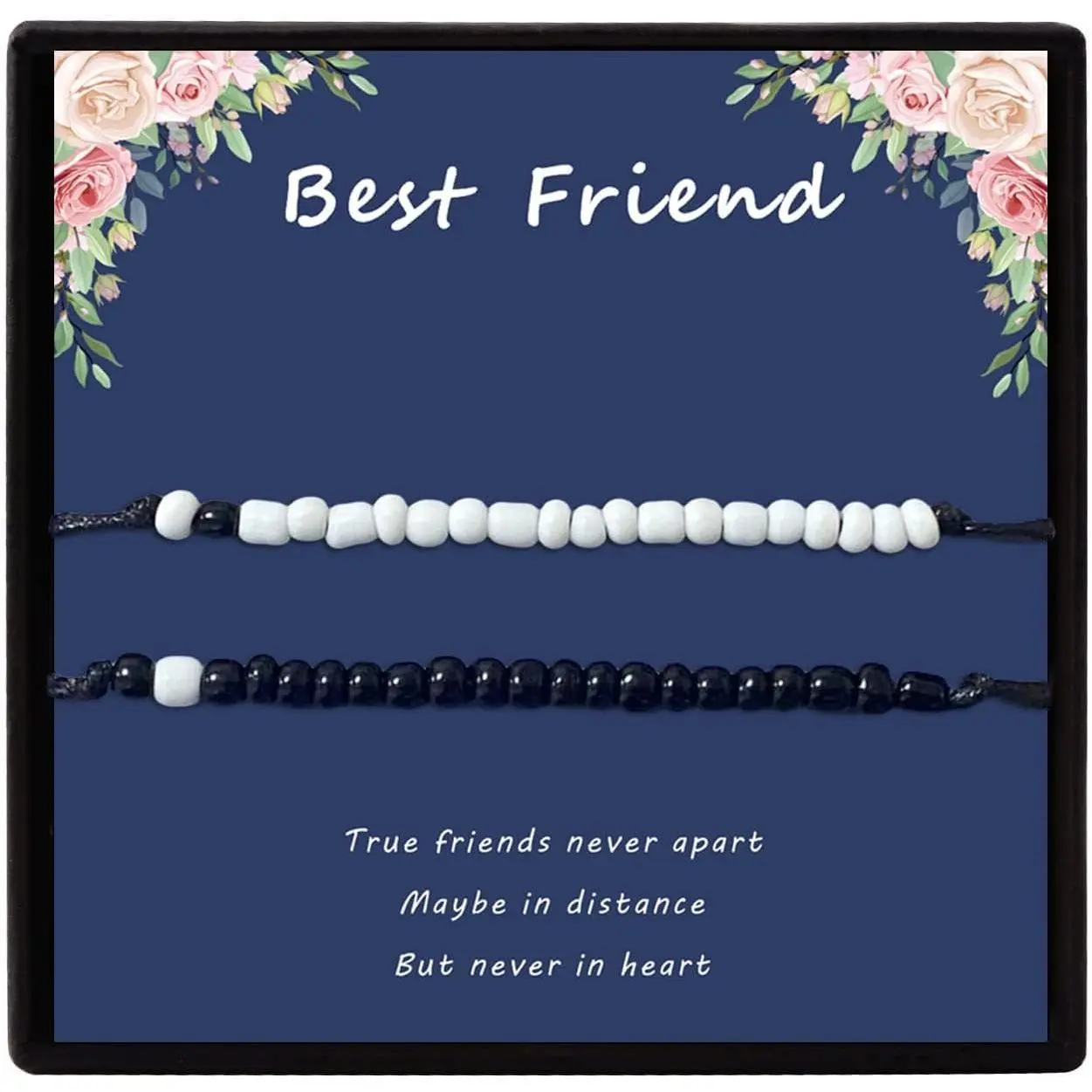 Bracelets for 3, Friendship Bff Matching Heart Bracelet for Women, Trio Bracelets Adjustable Birthday  Gifts for