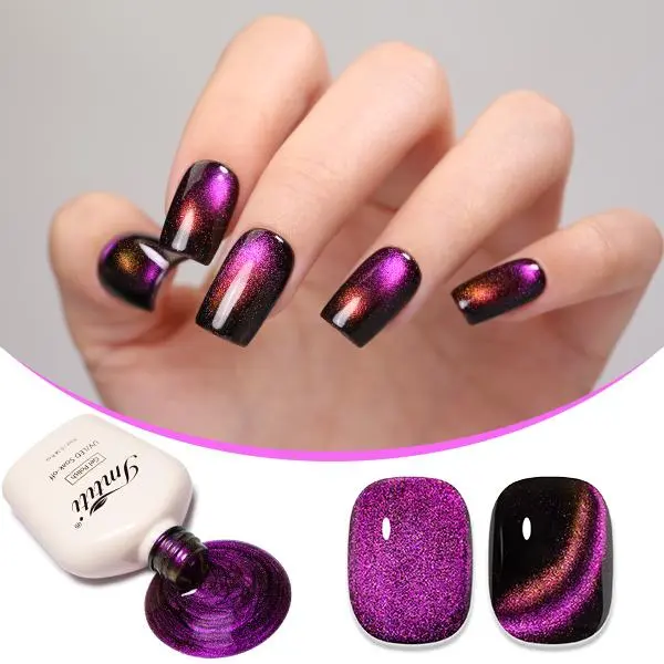 IMTITI -9D Seaside Twilight # 05-10ml Gel Nail Polish – Salon-quality, beginner-friendly; capture beautiful scenery right at your fingertips-[cenery at Your Fingertips" Cat-Eye Series] crazy friday pink ruber magnetic uv gift uñas gelpara at-home manicure