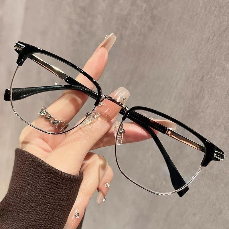 Men’s Anti-Blue Light Glasses, Classic Square Frame with HD Clear Lenses, Lightweight Comfortable Computer Eyewear for Office Work, Gaming, Study & Daily Screen Use