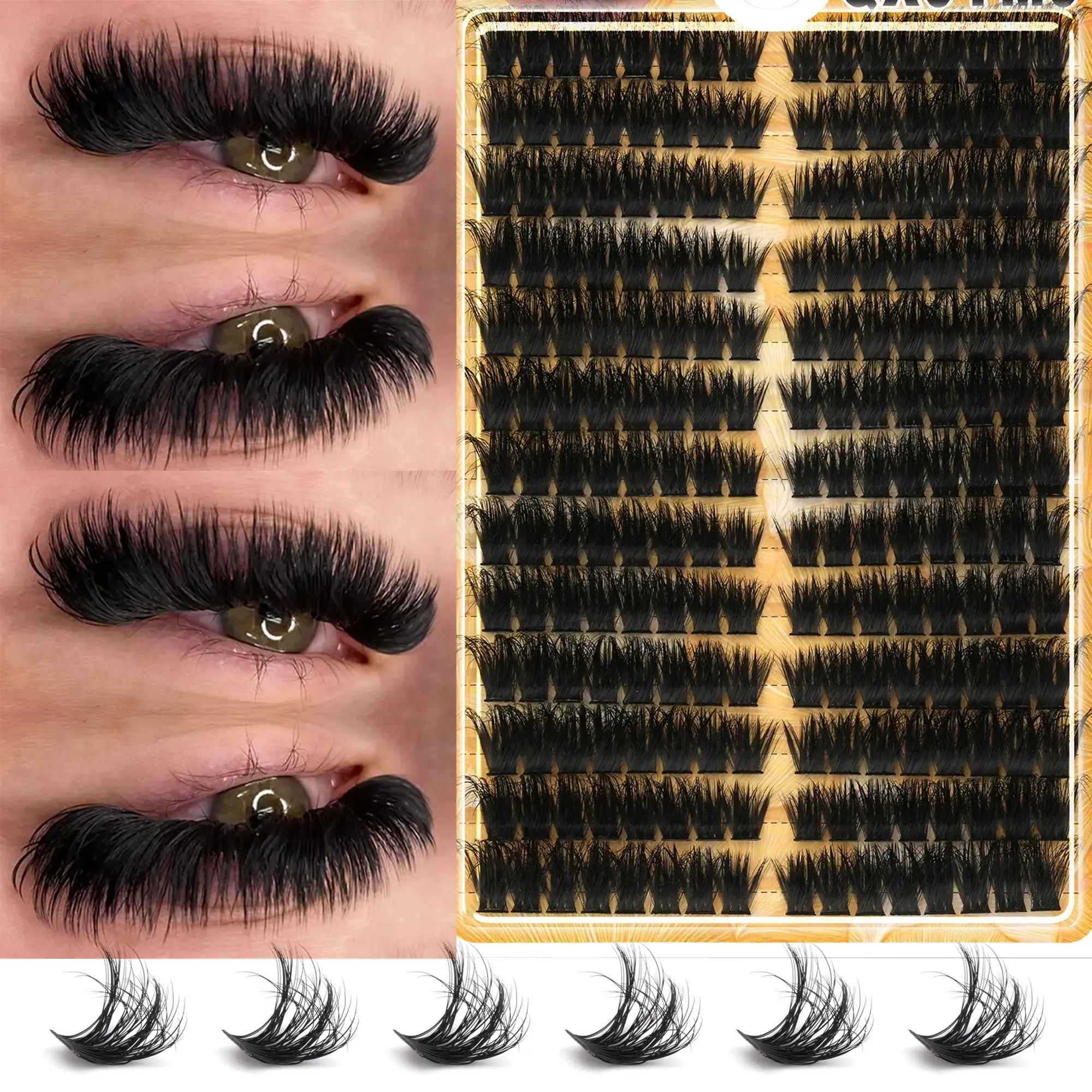 13 Rows 3D False Eyelashes Set, Cosmetic False Lashes, 100D, Reusable, Dense Volume, Perfect for Beginners, Dramatic Makeup, All Occasions, Eye Lashes, High Quality Eyelashes