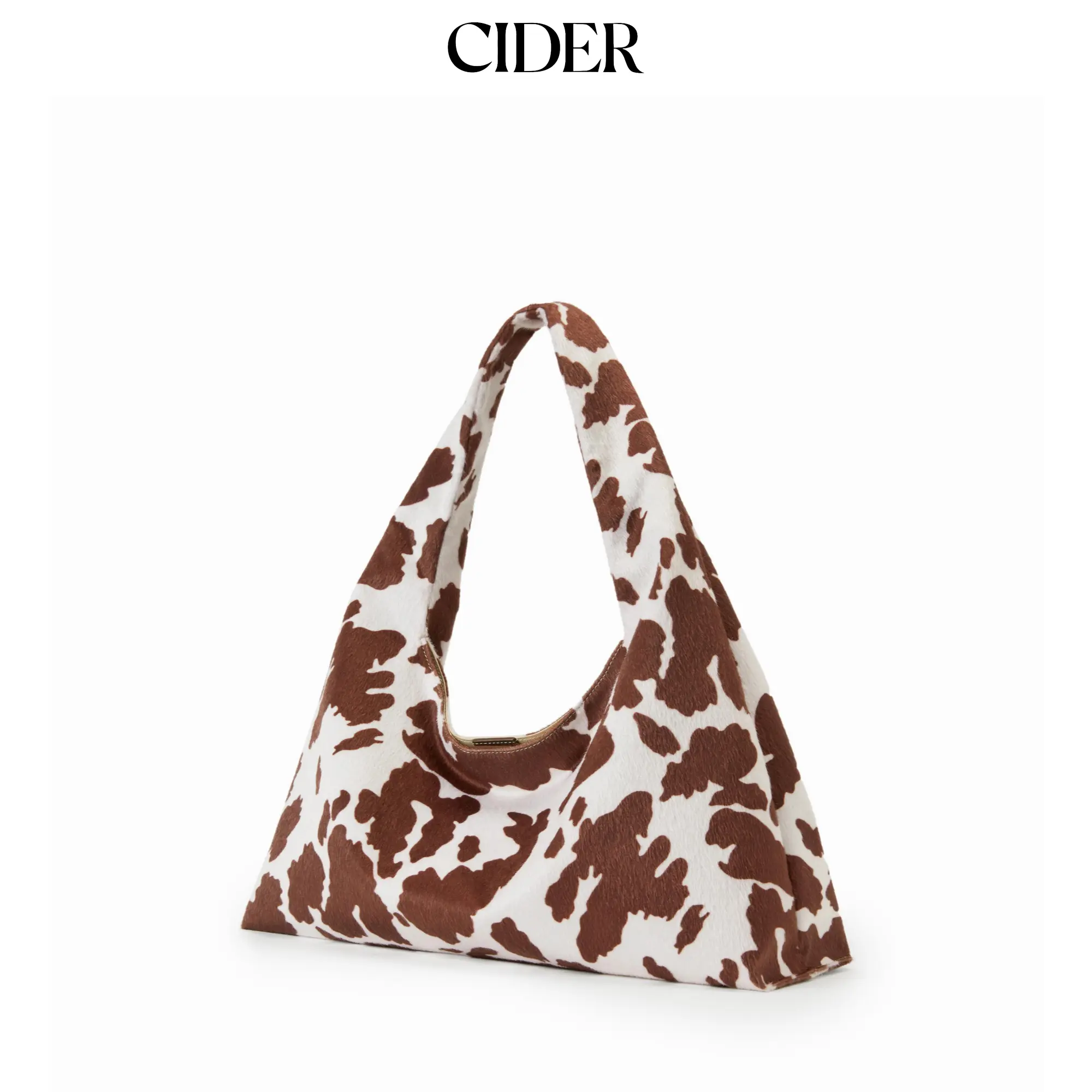 Cider COWHIDE PRINT TOTE BAG