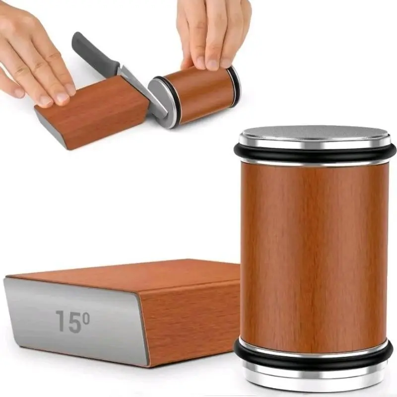 15°–20° Adjustable Rolling Knife Sharpener – High-Precision Magnetic Sharpening Tool with Whetstone, Restores Blades Easily, Extends Knife Life – Perfect for Kitchen Tools, Outdoor Camping & DIY Repair