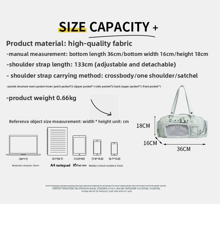 2026 New Large-Capacity Anime-Style Uniform Tote Bag, Fashionable and Simple, College-Style Shoulder Handbag for Fans