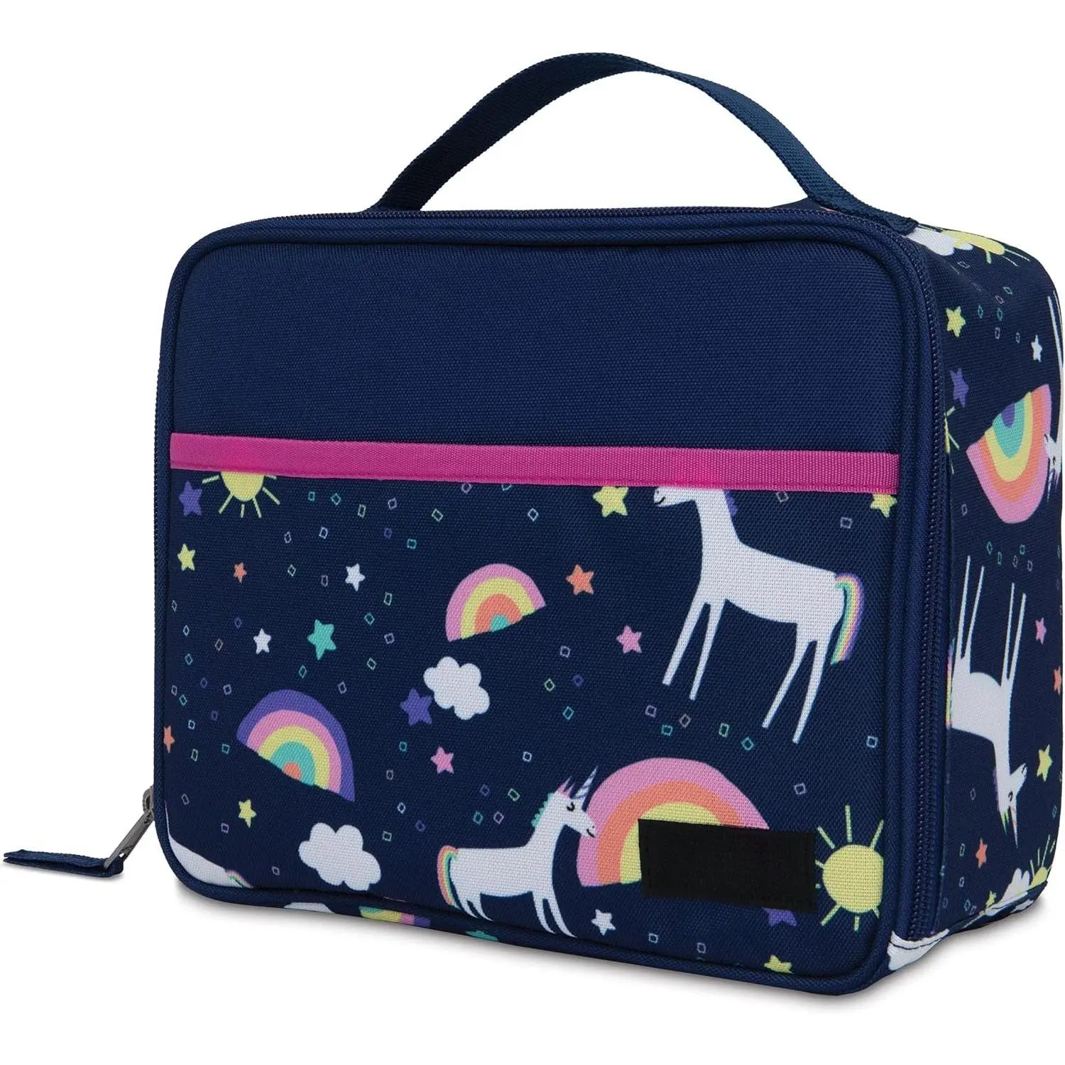 Freezable Classic Lunch Box, Unicorn Sky Navy