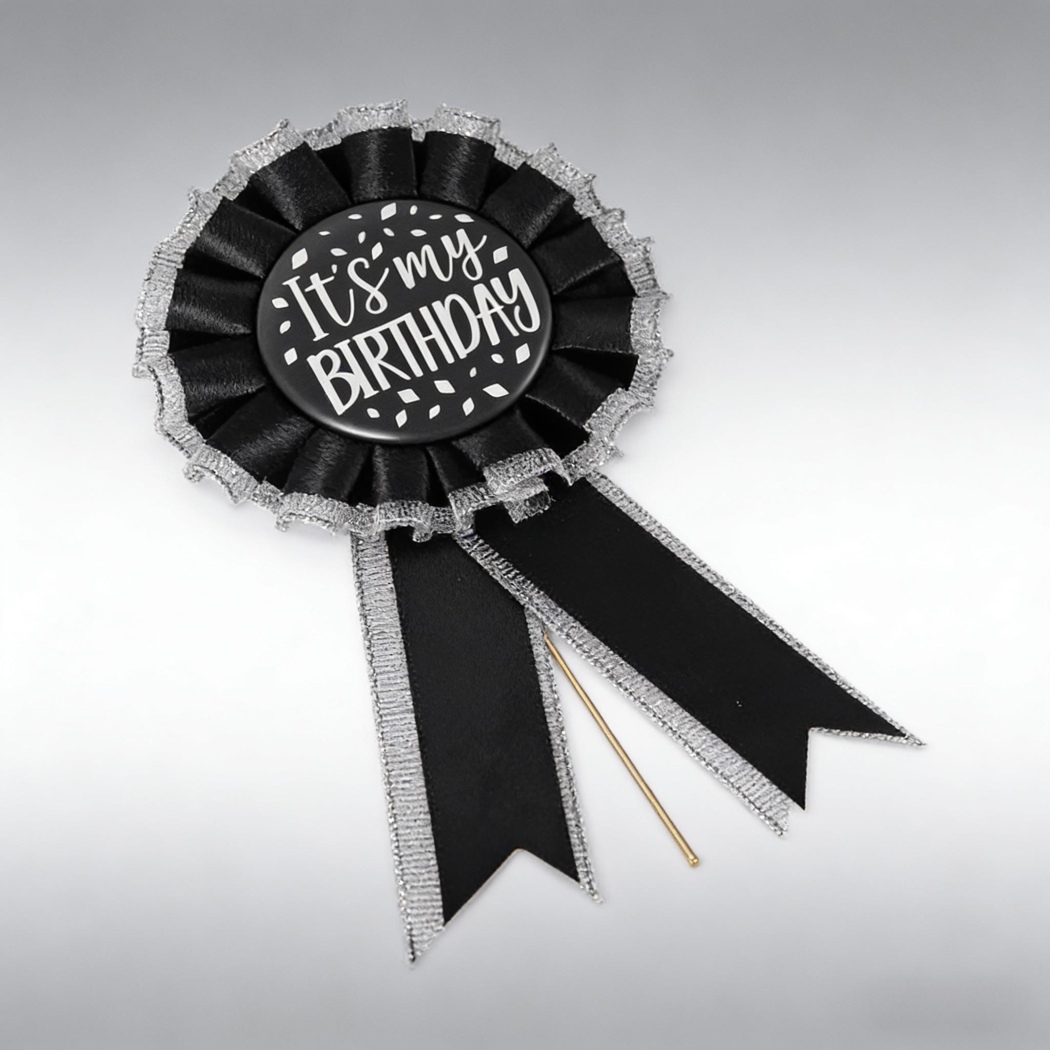 Birthday Party Badge - It's My Birthday Design, Cute Decoration Pin, Party Supplies for Birthday Celebration, Favors for Adults & Kids