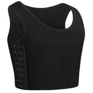 Transgender FTM Chest Binder Adjustable Affordable Breathable and Strong Compression Tank Top Bra Binder