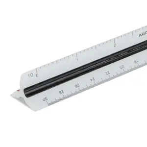 Engineering Scale Ruler, 6" Scale Ruler for hitectural Designs, Engineering, or Drafting