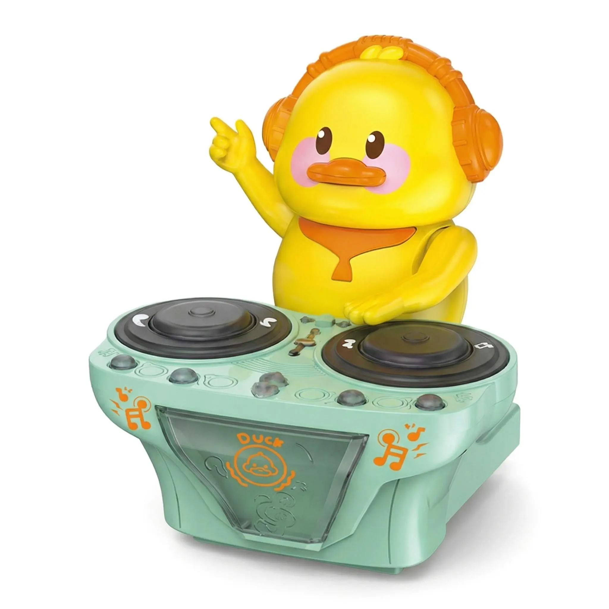 Interactive DJ Dancing Duck Toy with Music & LED Lights – Electric Moving Musical Animal Toy for Toddlers & Kids | Fun Singing Dancing Duck Gift for Boys & Girls Age 3+