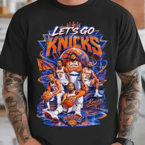 Let's Go Knicks Basketball T-shirt – Game Day Shirt Unisex Fashionable Basketball Comfortable