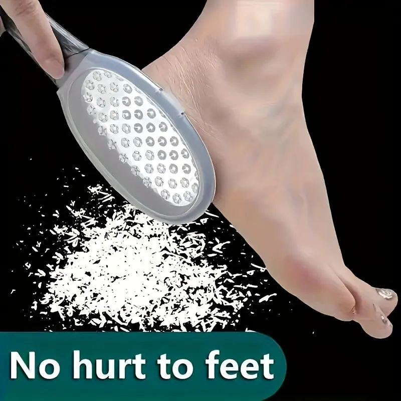 Foot Callus Remover Tool, Corn and Dead Skin Removal Scrubber, Home Spa Foot Care Kit, Random Color, Ideal for Nail Hygiene