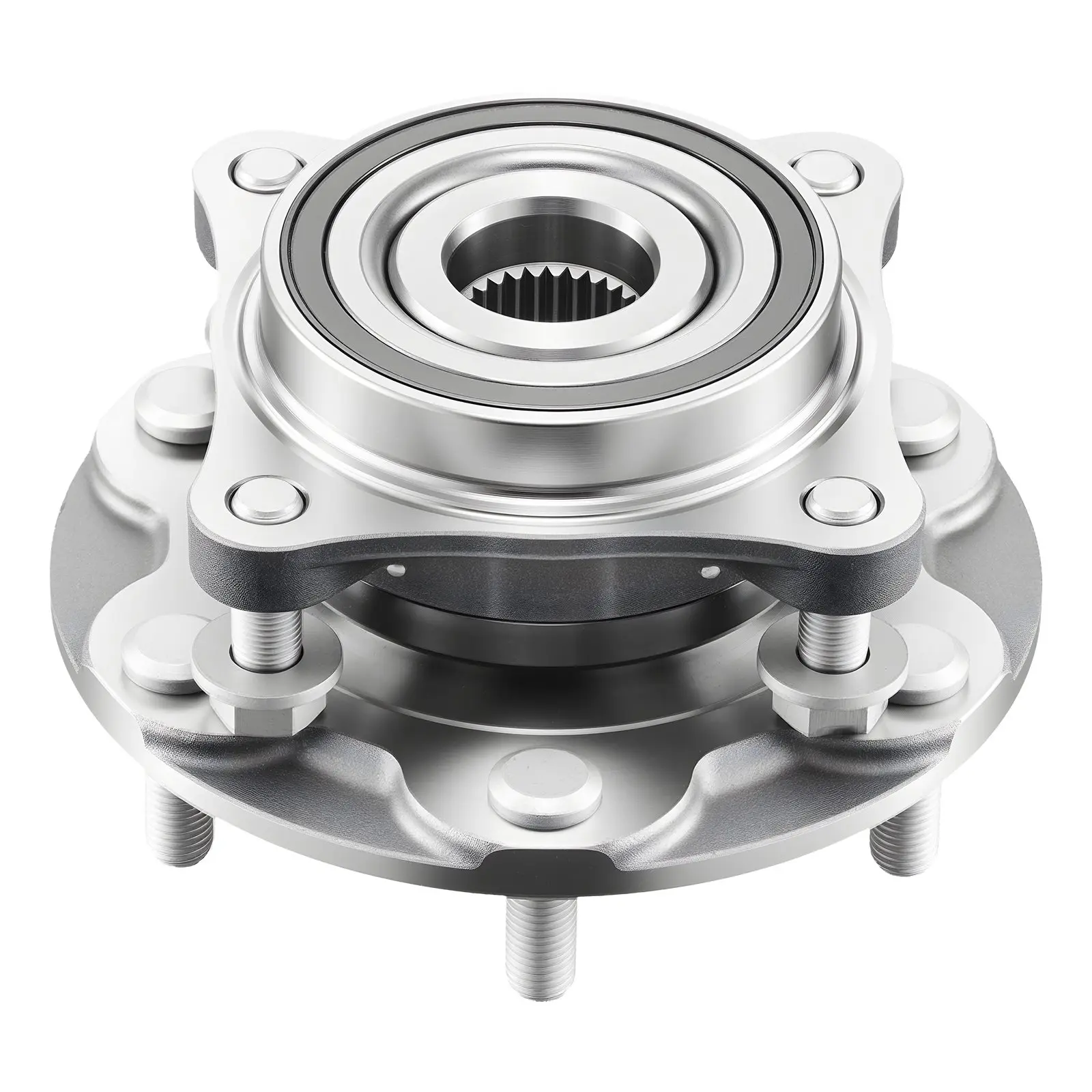 VEVOR Front Wheel Bearing & Hub Assembly 1-Pack, OE Standard Steel Wheel Hubs, Ball Bearing, Easy Install, Precise Fit for 2021 Toyota 4Runner Base/Limited/Nightshade SUV & Tacoma Edicion Especial Crew Cab 4-Door 4WD, OE Numbers: 515201,950001,2duf05n-2b