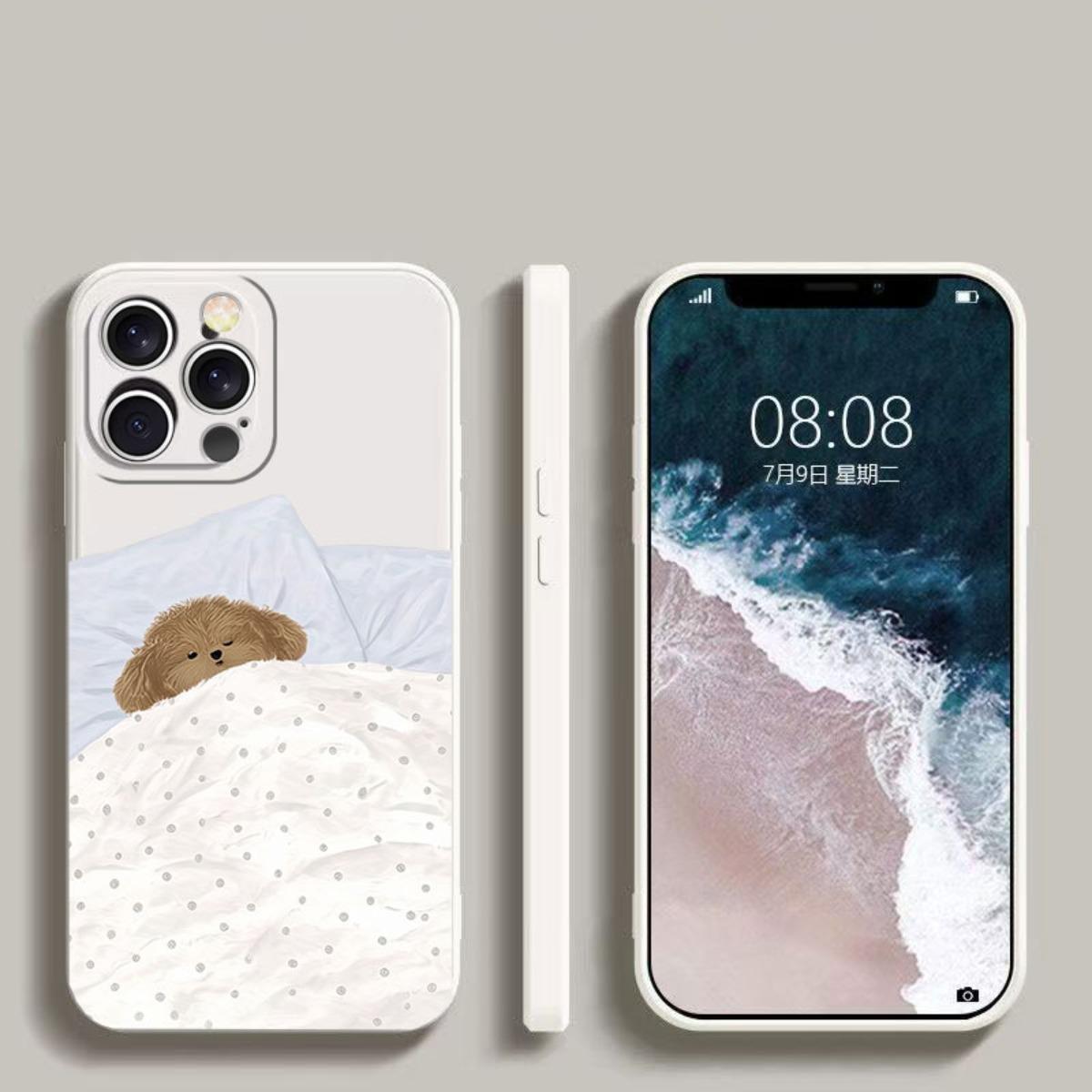 Phone case: Shockproof and anti-fall protective cover, a birthday gift suitable for both men and women, compatible with iPhone 17 Pro/16 Pro Max/15 Plus/14/13/12/11/XS/X/7/8 Plus, printed liquid-like phone case