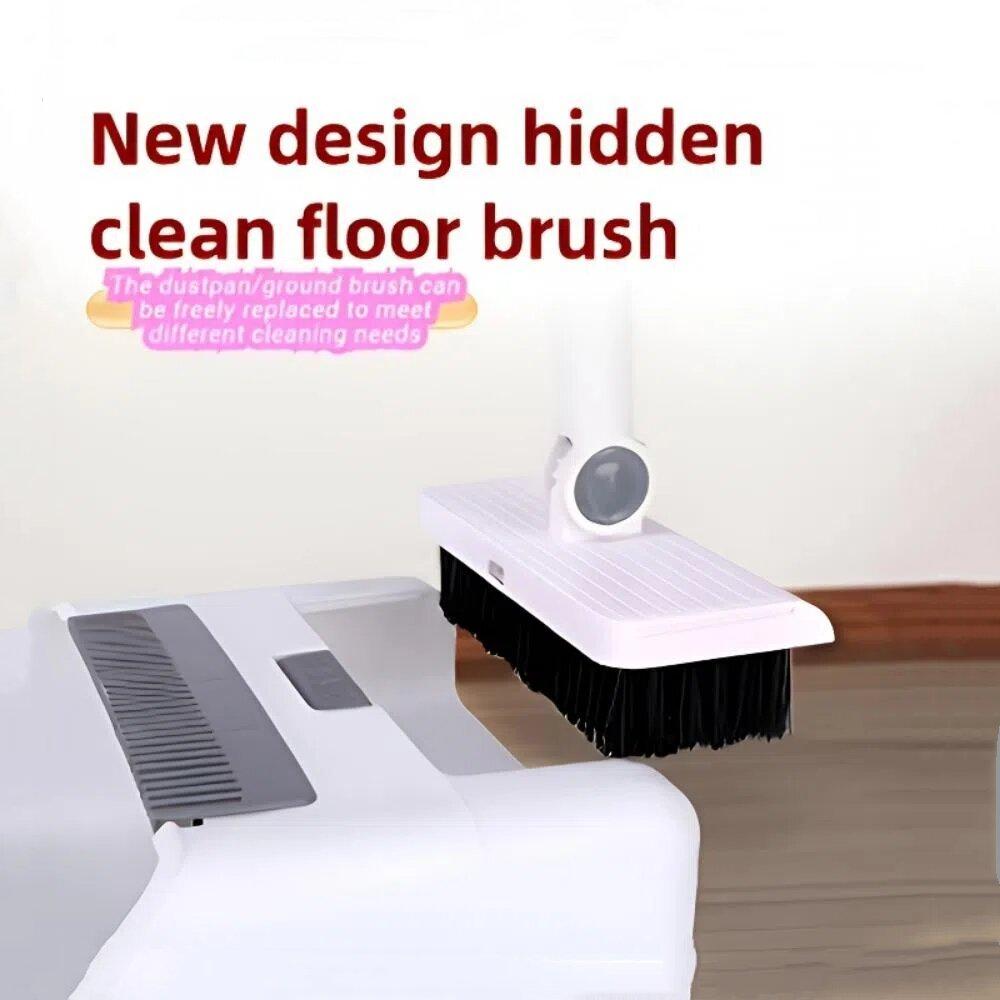 3 in 1 Home Cleaning Kit, 3 Counts/set Soft Bristle Broom & Dustpan & Brush Combo, Non-stick Hair Cleaning Brush for Home, Office, School, Dormitory, Broom And Dustpan